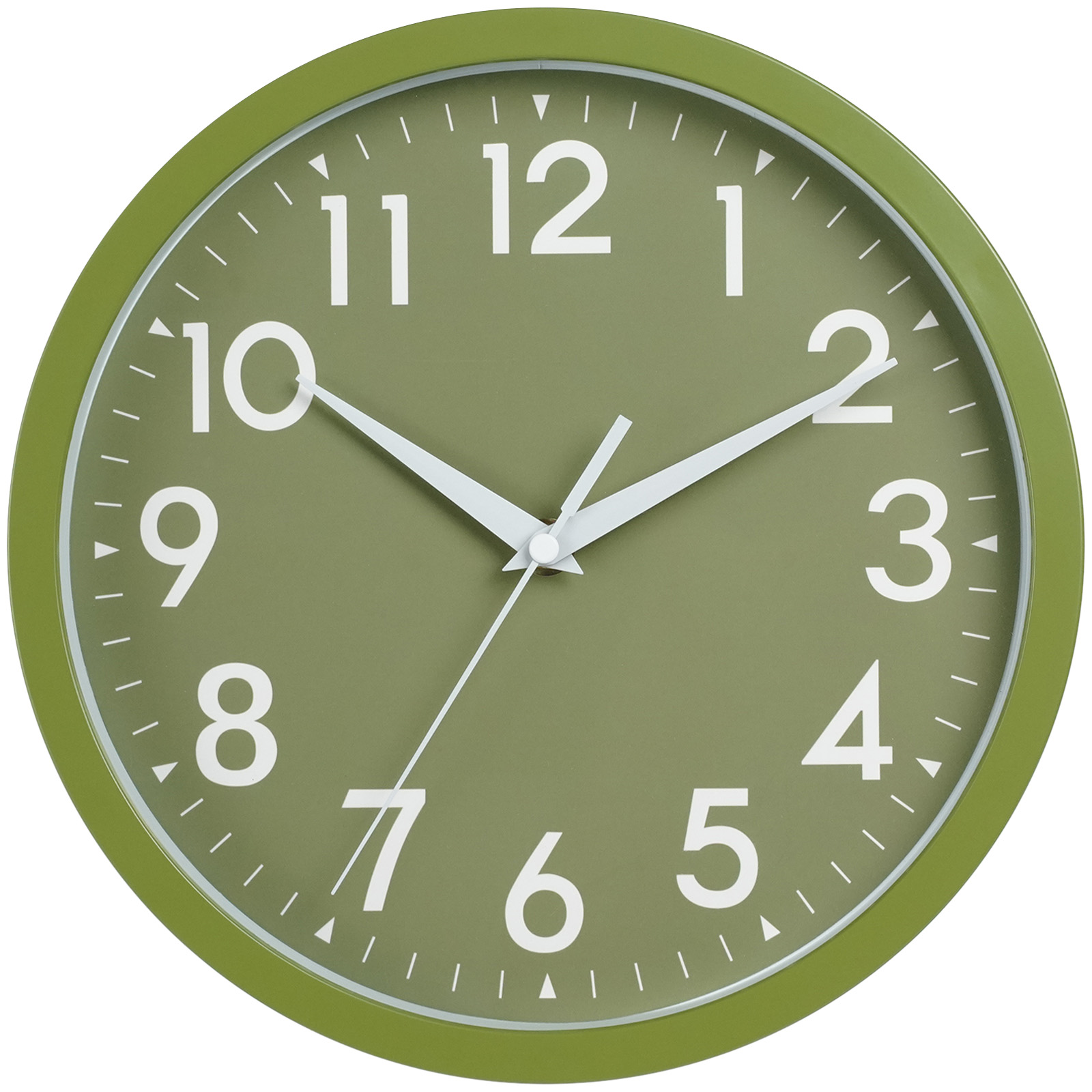 DAXSMY 10 Inch Wall Clock ( Olive Green )